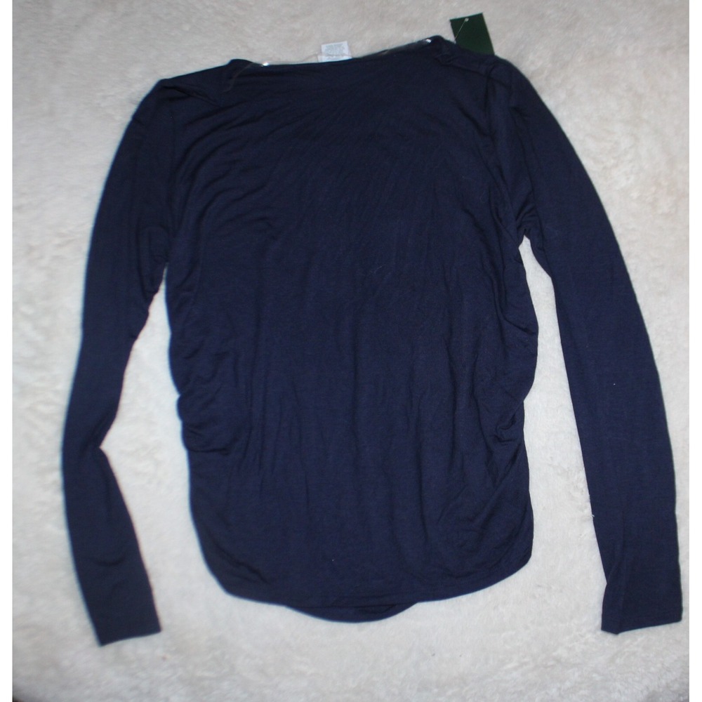 Wild Fable Shirt Women's Size XXL Blue Boat Neck long sleeve